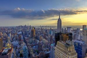 Skyline von New York City foto