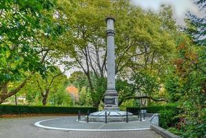 japanisch-kanadisches Kriegerdenkmal, errichtet in Erinnerung an japanische Kanadier, die im ersten Weltkrieg gedient haben. befindet sich in stanley park, vancouver, britisch kolumbien. foto