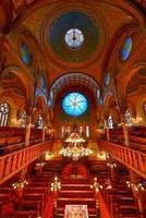 New York City - 11.Oktober 2017 - Die 1887 erbaute Eldridge Street Synagoge ist eine Synagoge mit nationalem historischem Wahrzeichen in Manhattans Stadtteil Chinatown. foto