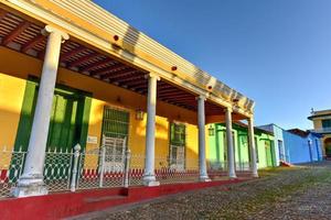 Museo de Arqueologia Guamuhaya in Trinidad, Kuba. Archäologisches Museum. Platz Bürgermeister. renoviertes Kolonialgebäude. foto