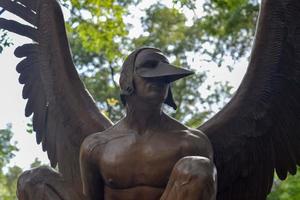 mexiko-stadt, mexiko - 3. juli 2013 - bronzeskulpturen des zeitgenössischen künstlers jorge marin entlang dem paseo de la reforma in mexiko-stadt, mexiko. foto