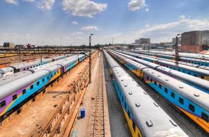 Braamfontein Rangierbahnhof, Johannesburg foto