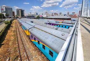 Braamfontein Rangierbahnhof, Johannesburg foto