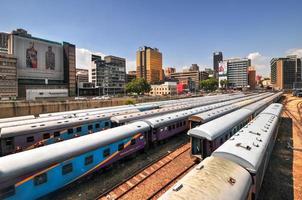 Braamfontein Rangierbahnhof, Johannesburg foto