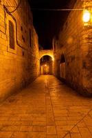 Straßen des jüdischen Viertels, Jerusalem foto