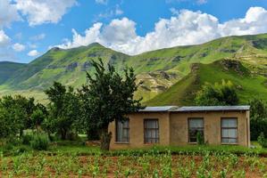 Kleines Bauernhaus in Lesotho foto