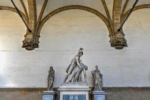 loggia dei lanzi - florenz, italien foto