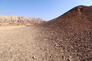 der negev ist eine wüste im nahen osten im süden israels. foto