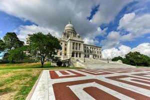 das rhode island state house, die hauptstadt des us-bundesstaates rhode island. foto