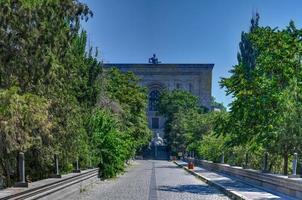 Matenadaran ist ein Aufbewahrungsort für alte Manuskripte, ein Forschungsinstitut und ein Museum in Eriwan, Armenien, 2022 foto