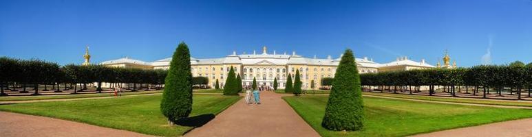 der peterhoffpalast in st. Petersburg, Russland, 2022 foto