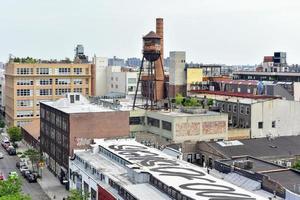 williamsburg stadtbild, brooklyn, new york foto