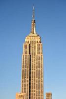 das Empire State Building in New York City, 2022 foto