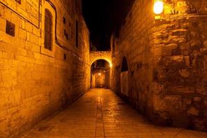 Straßen des jüdischen Viertels, Jerusalem foto