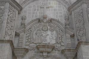 san francisco-kirche in arequipa, peru foto