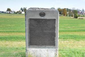 Gedenkdenkmal, Gettysburg, Pa foto