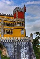 Palacio da Pena in Sintra, Lissabon, Portugal, Europa. es ist ein romantisches schloss in sao pedro de penaferrim, in der gemeinde sintra, portugal. foto