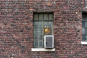 Wohnungsfenster in Greenwich Village in New York City foto