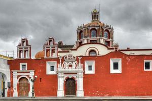 die kirche von santo domingo in puebla, mexiko. foto