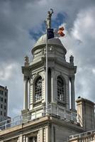 new york city hall, der sitz der new yorker stadtregierung in manhattan. foto