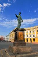 Statue des Herzogs Richelieu - Odessa, Ukraine foto