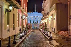 La Fortaleza ist die offizielle Residenz des Gouverneurs von Puerto Rico. es wurde zwischen 1533 und 1540 gebaut, um den hafen von san juan zu verteidigen. Palast von Santa Catalina. foto