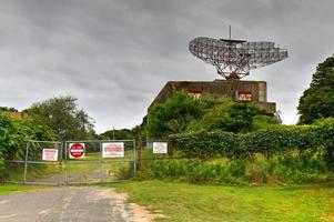 Camp Hero State Park und die halbautomatische Bodenradaranlage, die jetzt in Montauk, Long Island, stillgelegt ist. foto