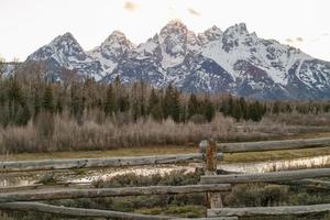 Teton am Abend foto