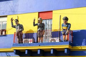 Straße Caminito, La Boca - Buenos Aires, Argentinien, 2022 foto