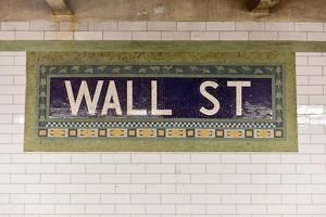 U-Bahnstation Wall Street, New York City, 2022 foto