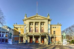 Nationaltheater in Oslo, Norwegen foto