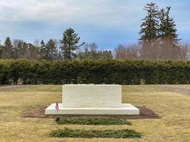 Die Grabstätte von Franklin und Eleanor Roosevelt auf Springwood Estate, einer nationalen historischen Stätte, 2022 foto