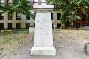 Der Granary Begräbnisplatz in Boston, 2022 foto