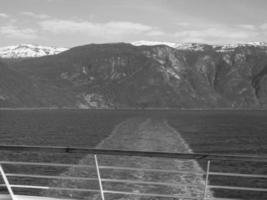 in den norwegischen Fjorden foto