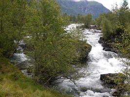 schöne fjorde von norwegen foto