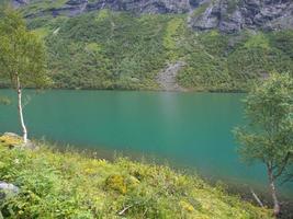 schöne fjorde von norwegen foto