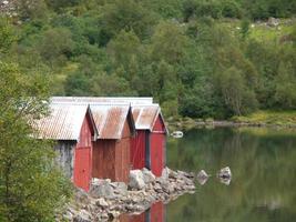 schöne fjorde von norwegen foto