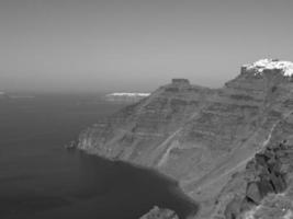 Santorini Insel in Griechenland foto