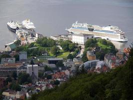 schöne fjorde von norwegen foto