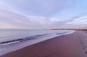 Blick auf den Strand foto