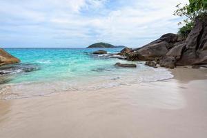 kleiner strand in thailand foto