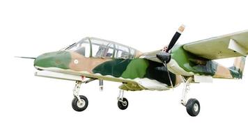 alte Kampfflugzeuge auf weißem Hintergrund foto