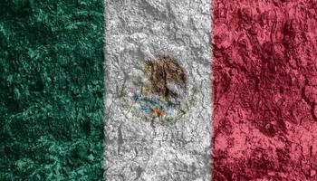 Textur der mexikanischen Flagge als Hintergrund foto