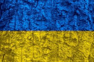 Textur der ukrainischen Flagge als Hintergrund foto