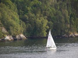 schöne fjorde von norwegen foto