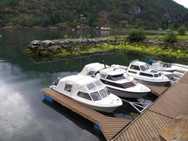 schöne fjorde von norwegen foto