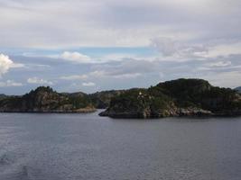 schöne fjorde von norwegen foto