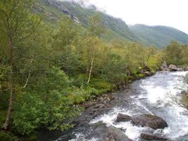 schöne fjorde von norwegen foto