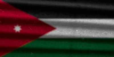 jordanische Flaggentextur als Hintergrund foto
