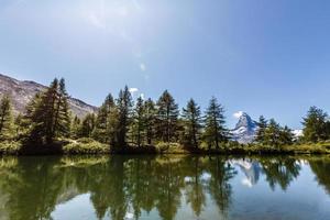 die berge der schweiz, der blick auf die alpen foto